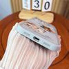 Korean Style Frosted Ice Cream Cat Phone Case for Apple 16/17PRO