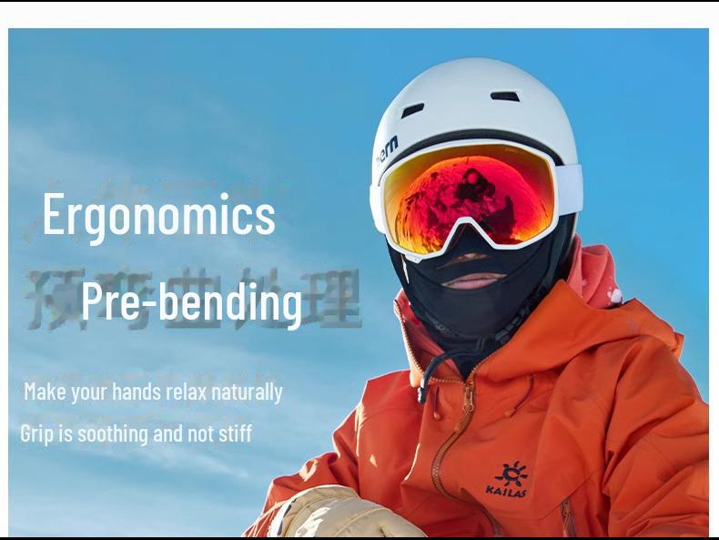 Men's & Women's Waterproof Touchscreen Ski Gloves - Warm, Cold-Proof, Fleece-Lined for Snow & Riding.