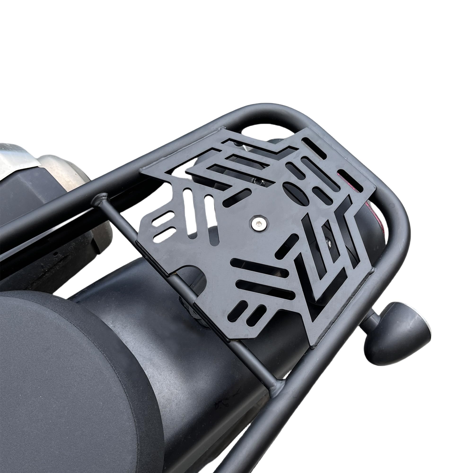 

Совместимый задний багажник для мотоцикла Yoothi для Honda и CL500 со стальной верхней монтажной пластиной, пассажирская ручка и боковая ручка для сиденья для хвоста чёрный