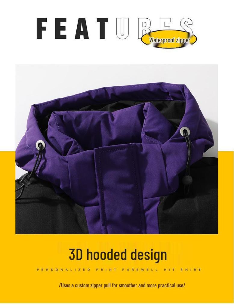 Herren Trendy Kapuzen-Baumwollweste - Ärmellos, Dick & Warm für Herbst/Winter, Unisex.