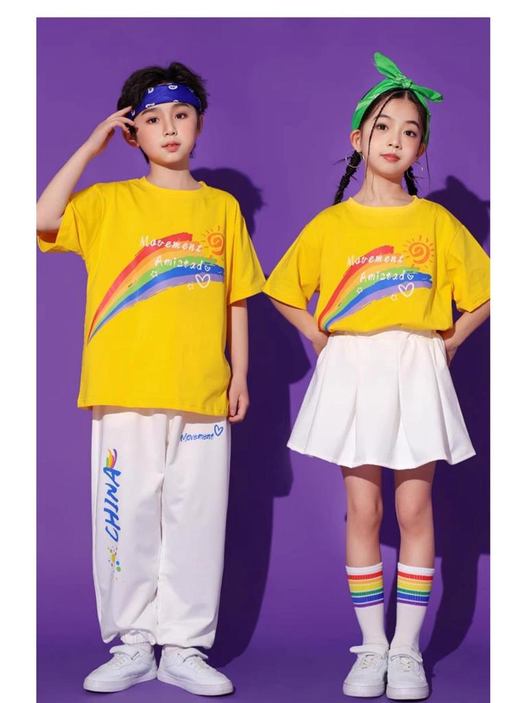 Kindergarten Rainbow Choir & Cheerleading Performance Uniform