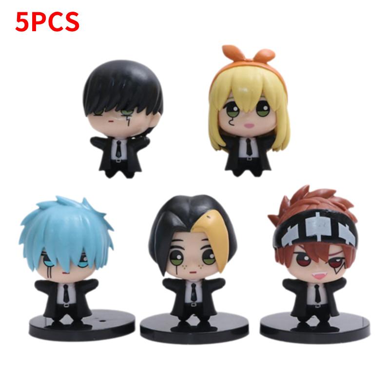 

5pcs Mashle Magic And Muscles Action Figure Decor Doll Anime Collectible Toy