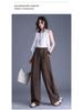 Neuer Eingang Schlankmachende High-Waist Hosen mit Fall - Vielseitiges Schlankes & Weiter Bein Design für Freizeitkleidung