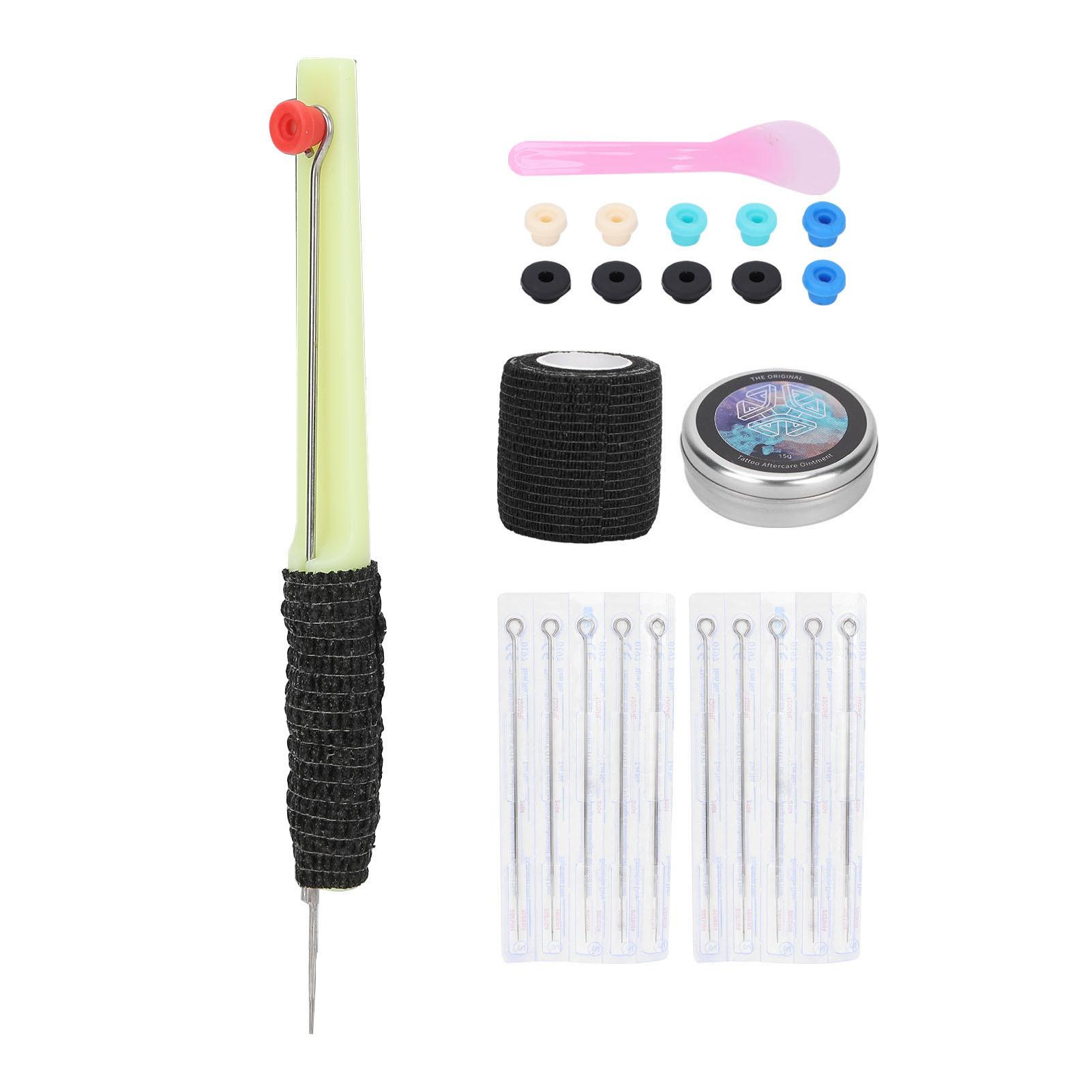 Professional Hand Stick Tattoo Kit DIY Tattoo Tool Kit Tattoo Needles Accessories 5RL