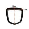For Fiat 500 Abarth 595 695 2012 2013 2014 2015 2016 2017 2018   - Rear  Trim Cover Black/Carbon Look