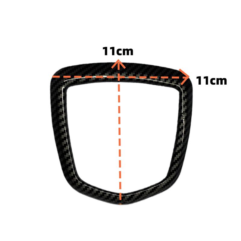For Fiat 500 Abarth 595 695 2012 2013 2014 2015 2016 2017 2018   - Rear  Trim Cover Black/Carbon Look