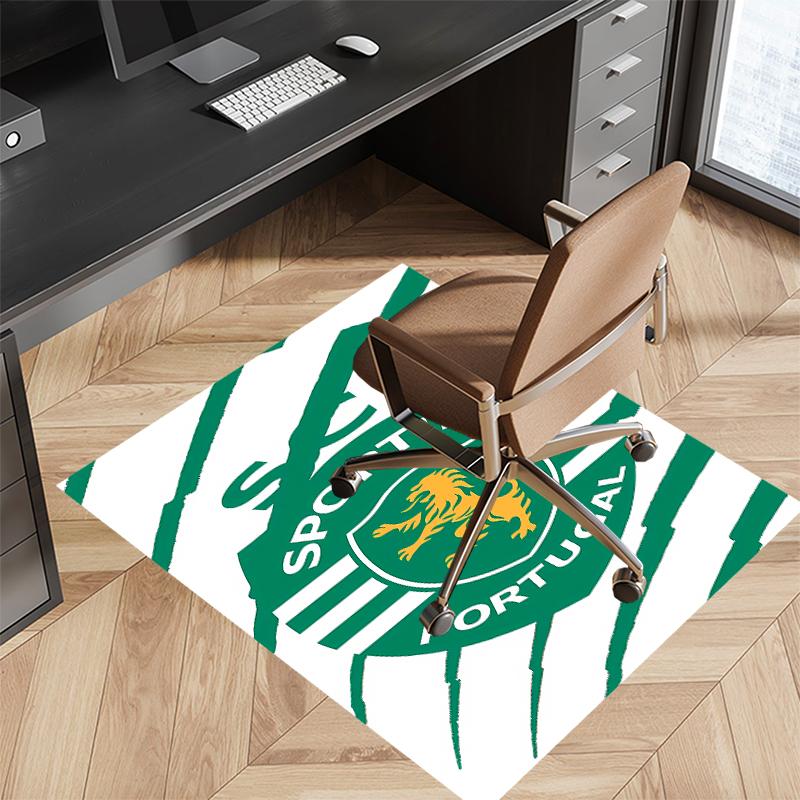 Sporting CP Logo Printed Absorbent Washable Carpet, Non-Slip Bathroom Mats, Kitchen Rugs, Yoga Mat,Living Room Entrance, Camping Picnic Rugs