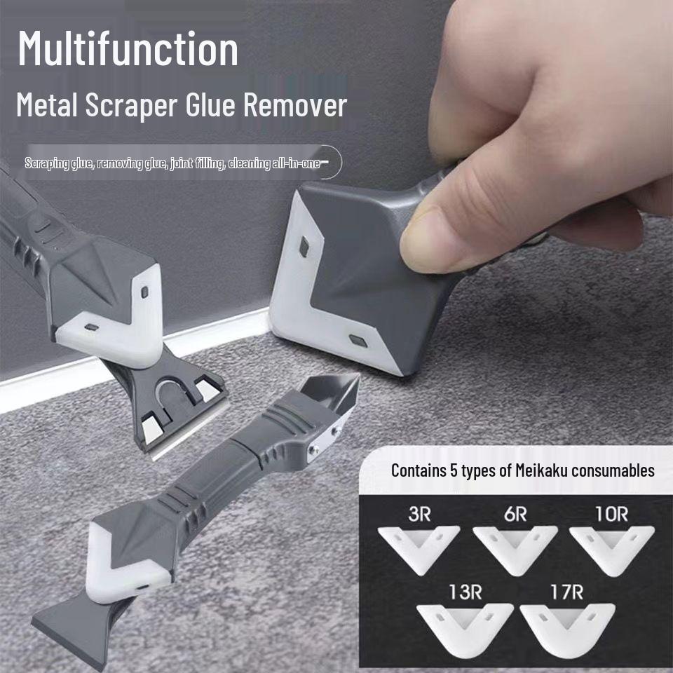 Multi-Functional Grout & Glue Removal Tool