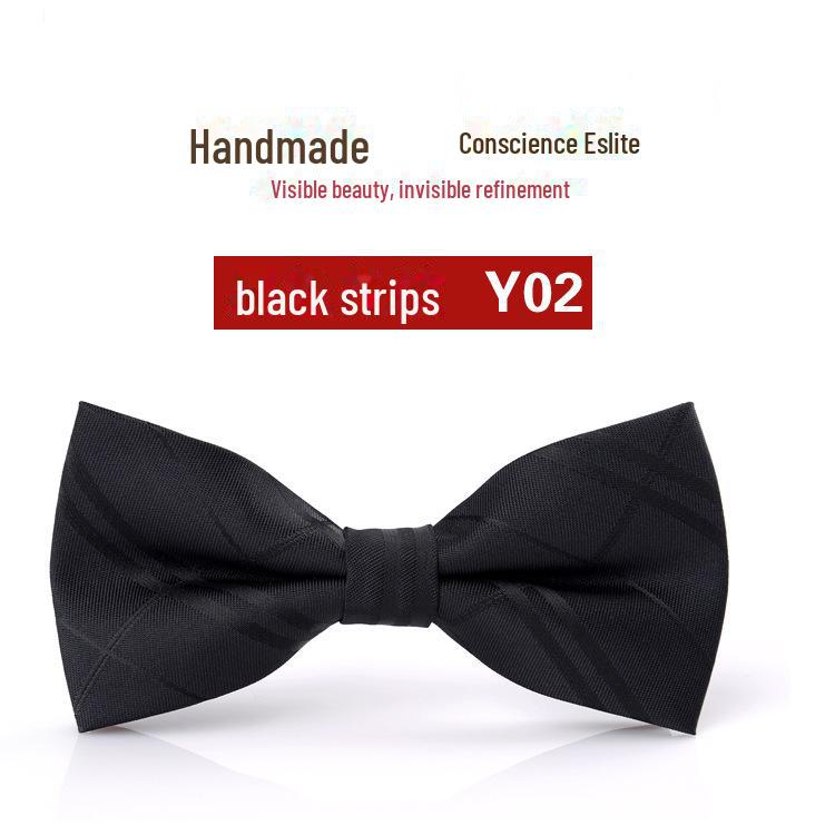 Wine Red Korean Bow Tie for Men - Ideal for Weddings and Best Man Attire