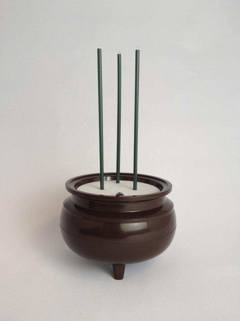 Safe Incense Sticks, Medium, Brown (Height 14.5cm X Diameter 8.1cm)