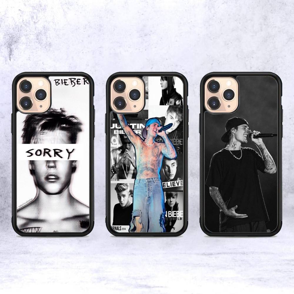 Singer Justin B-Bieber Phone Case For IPhone 16 Pro Max 15 14 Plus 14 13 12 11 17 PC+TPU Cases Back Cover