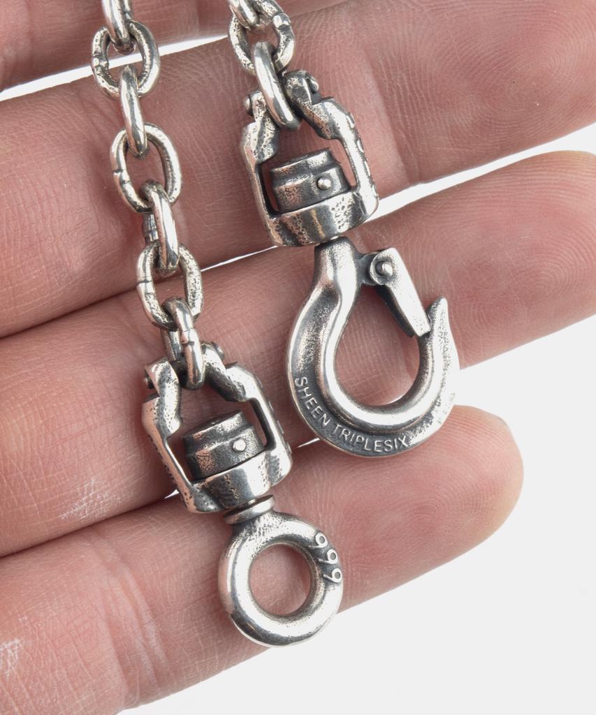 Sheen666 Industrial Series Sts002 561 Chain Silver Bracelet