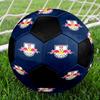 RB Leipzig Logo Bola de Futebol de Salão Colorida Todas as Idades Tamanho 5 Costurada à Máquina PVC Pronta para Competição Durável Alto-Rebote