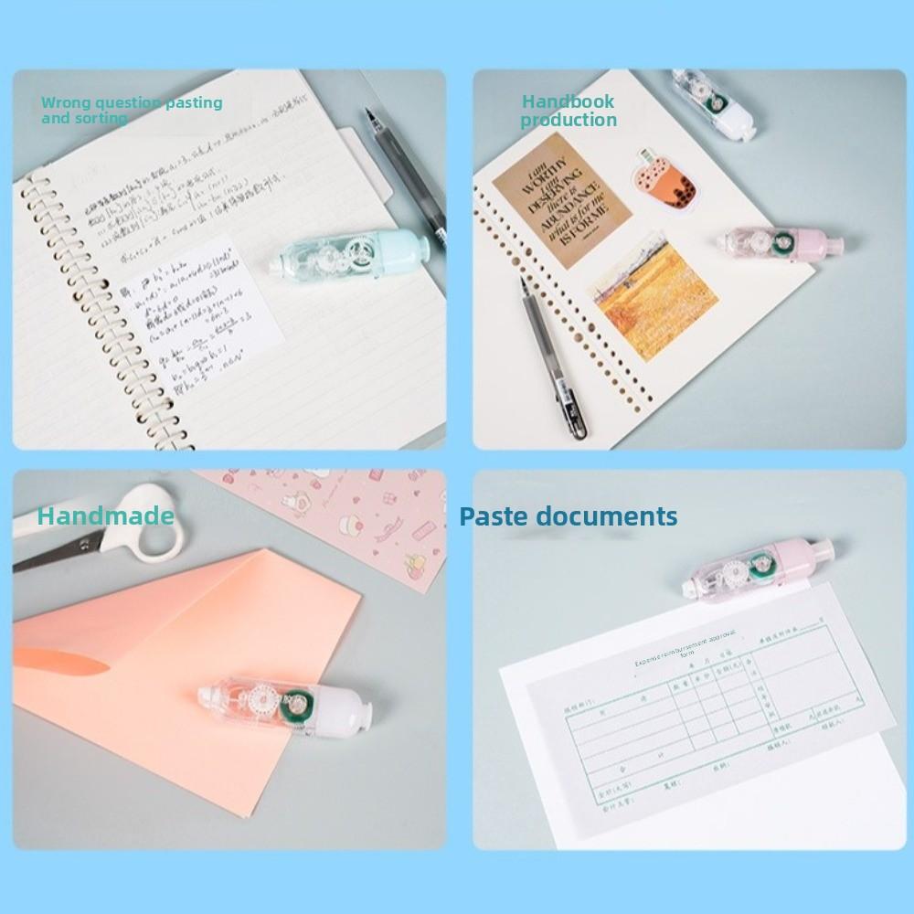 Press Type Dot Glue Tape Large Capacity Glue Tape Pen Double Sided Adhesive Tape  School Office