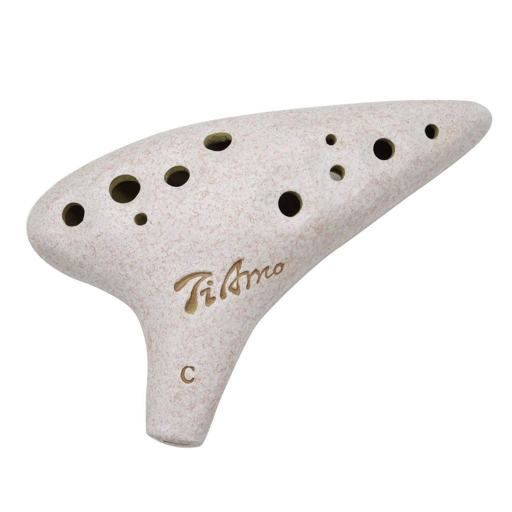 TiAmo Ti Amo New Standard Ocarina Alto C White T-NACWH