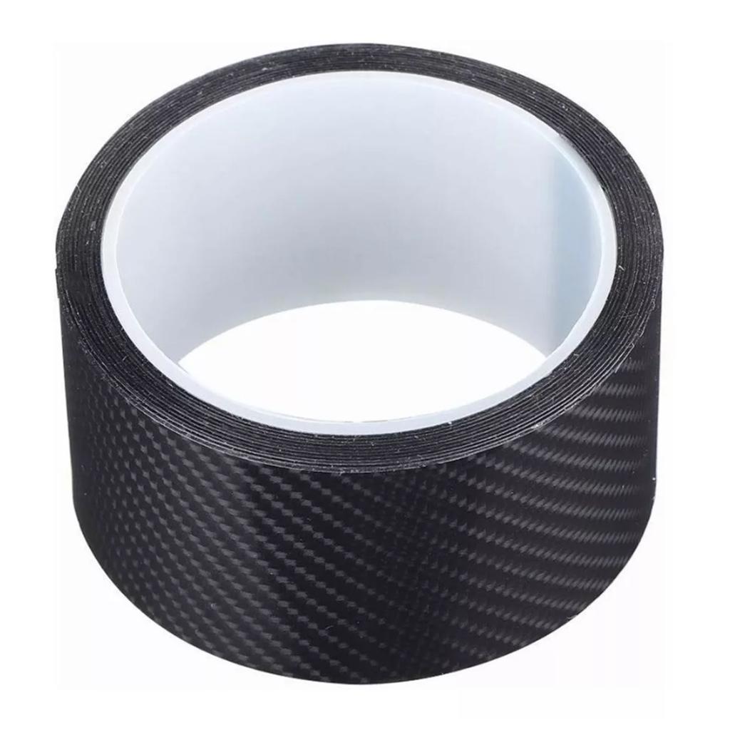 Door Sill Guard Scratch Free Acrylic Carbon Fiber Style Door Edge Protection Film Universal for Car
