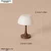 1:12 Dollhouse Miniature Desk Lamp Simulated Pattern Bedroom Lamp  Dollhouse Furniture Decoration