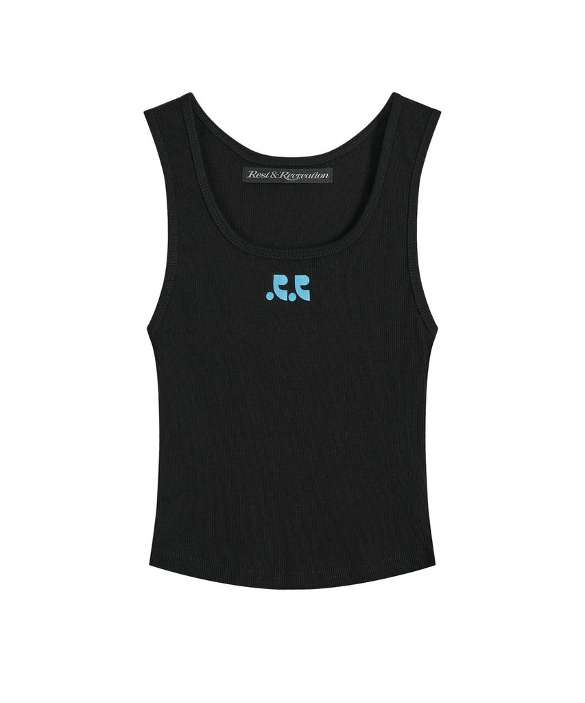 REST&RECREATION Short Tank Top - Black