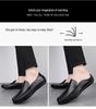 Men's Leather Loafers: Slip-On Low-Top Casual Driving Mules for Spring/Summer