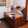 2Pcs/Set Floral Fabric Rv Dinette Cushions Covers Spandex Armless Sofa Cover Outdoor Camper Car Bench Cover Furniture Protector
