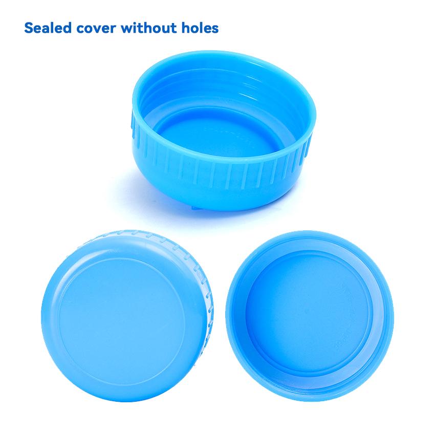 2026 Neue 55mm Ersatz-Kunststoff-Wasserflaschenverschlüsse Auslaufsicherer Wasserflaschen-Aufsteckverschluss Spritzschutz Abziehbare Deckel