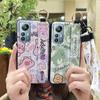 Protective Kickstand Phone Case For Blackview A85 Waterproof Ring Cartoon Lanyard Soft Case Dirt-resistant Shockproof