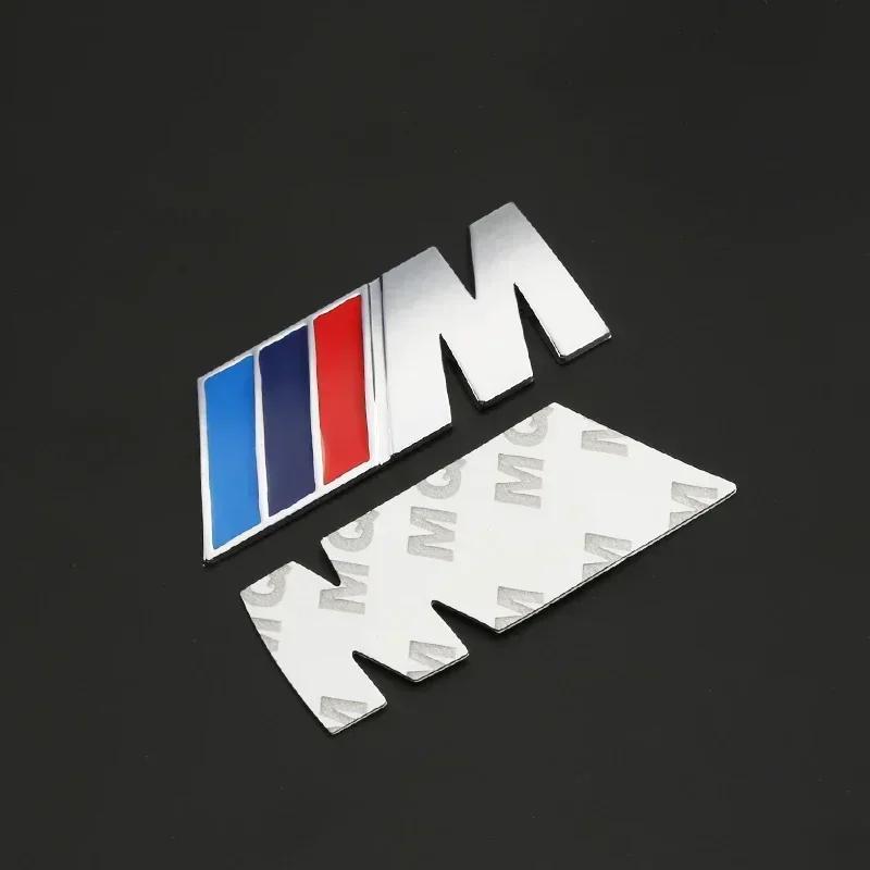 1 buc. Autocolant Metalic Portbagaj Mașină Emblema Mașină Decal Pentru BMW M Performance Power X1 X3 X5 X6 E84 E83 F25 M3 E90 E91 E60 F15 F16 E70 F30