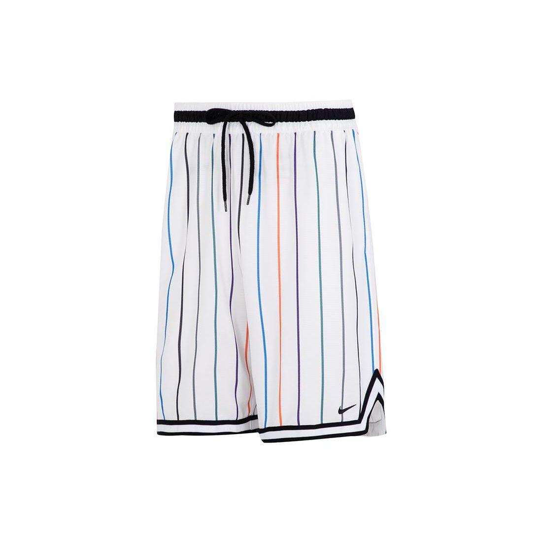 Nike Dri-Fit DNA 25cm Basketball Shorts White Multi Color DX0254-100 S