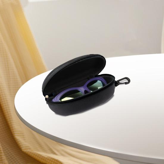

Чехол для солнцезащитных очков EVA, противоударная подвесная пряжка, портативная молния, черные очки, очки, защитная сумка, коробка, органайзер, принадлежности для очков