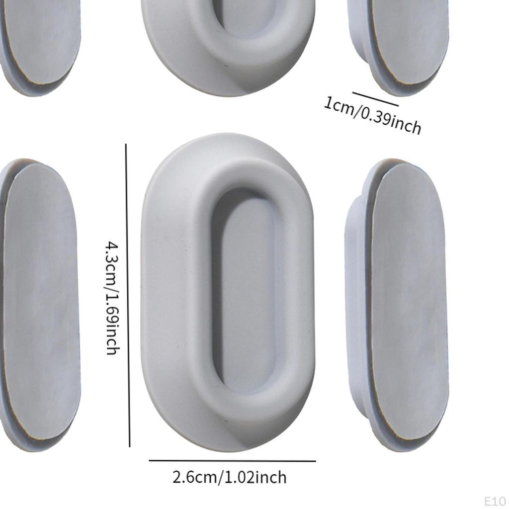 4 Pieces Remote Holder, Wall Mounted Control Organizer Self Sticky