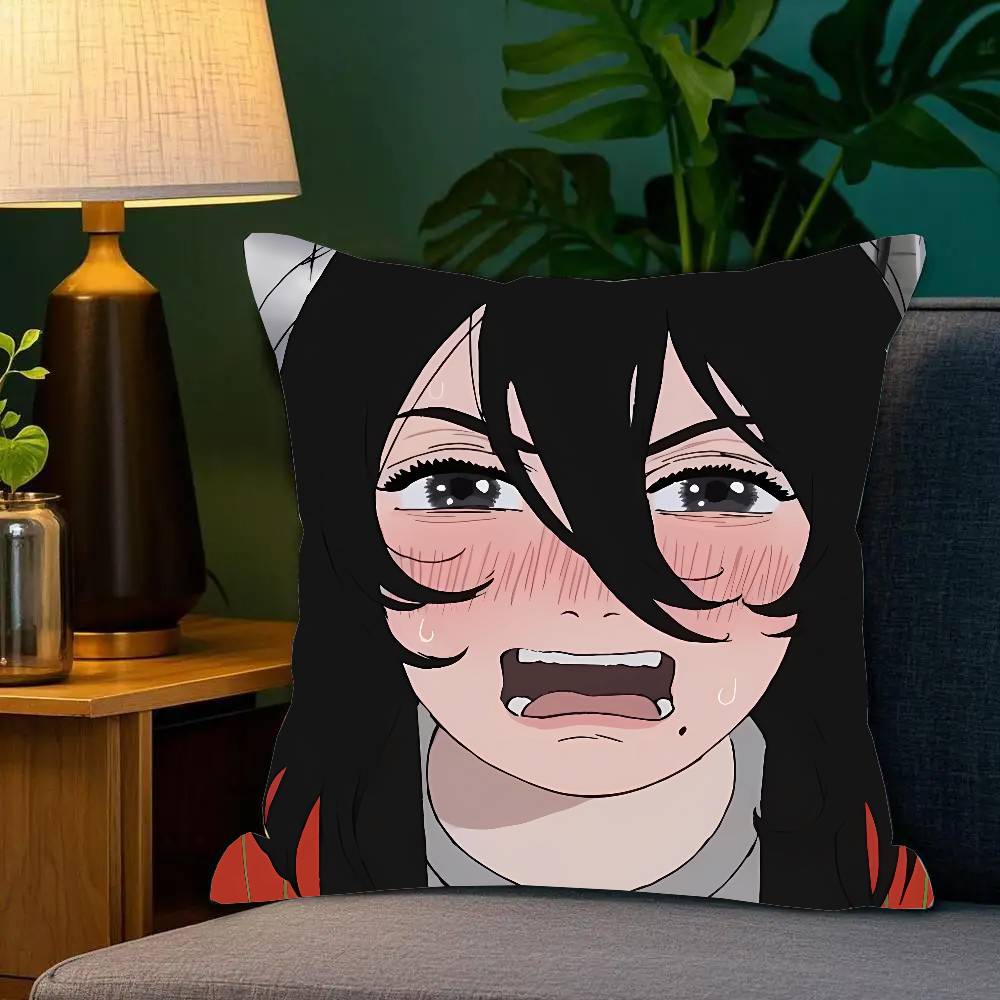 Look Back Anime Pillow Case Fashion Square Pillowcase Bedroom Sofa Room Ins Decoration Leisure
