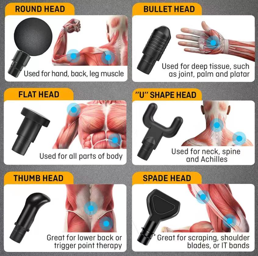 Durable And Safe Phoenix A2 Pro Athlete Massage Gun High Frequency Massage Gun Muscle Relax Body Relaxation Electric Massager With Portable Bag