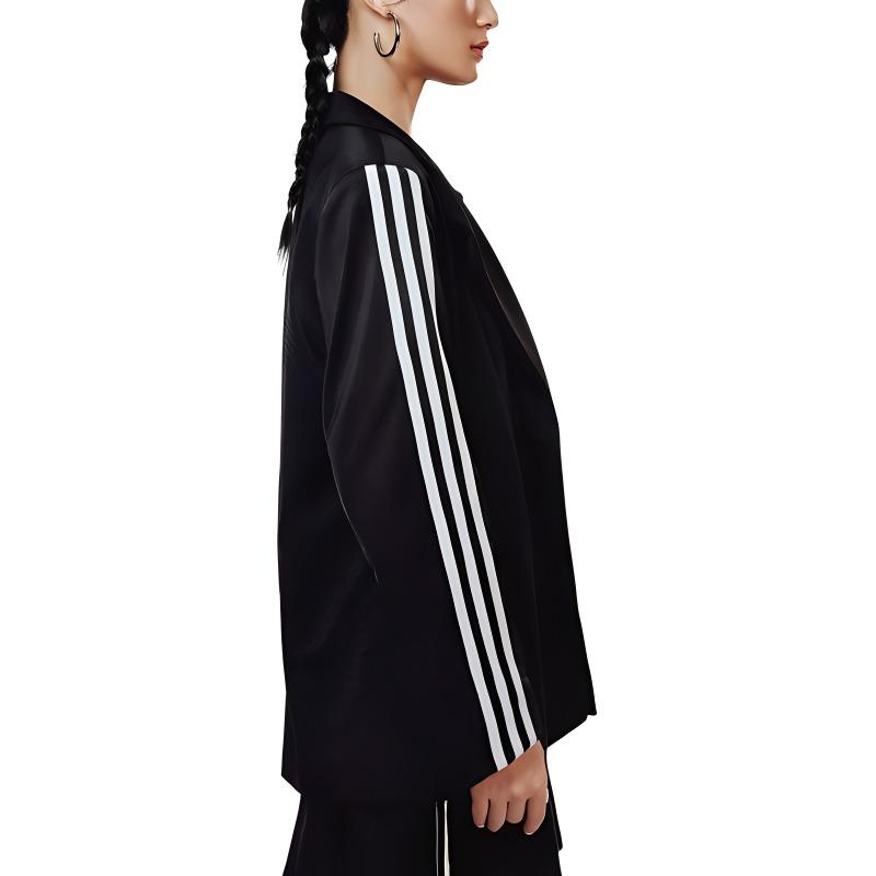 adidas Logo-embroidered Striped Blazer IK0440
