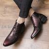 Elegant Elevator Shoes Men Chelsea Boots Genuine Leather Zipper High Heel Men Boots British Formal Business Boots Spring Winter