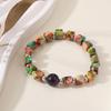 Elegant Cross-Border Imperial Stone and Amethyst Bead Bracelet