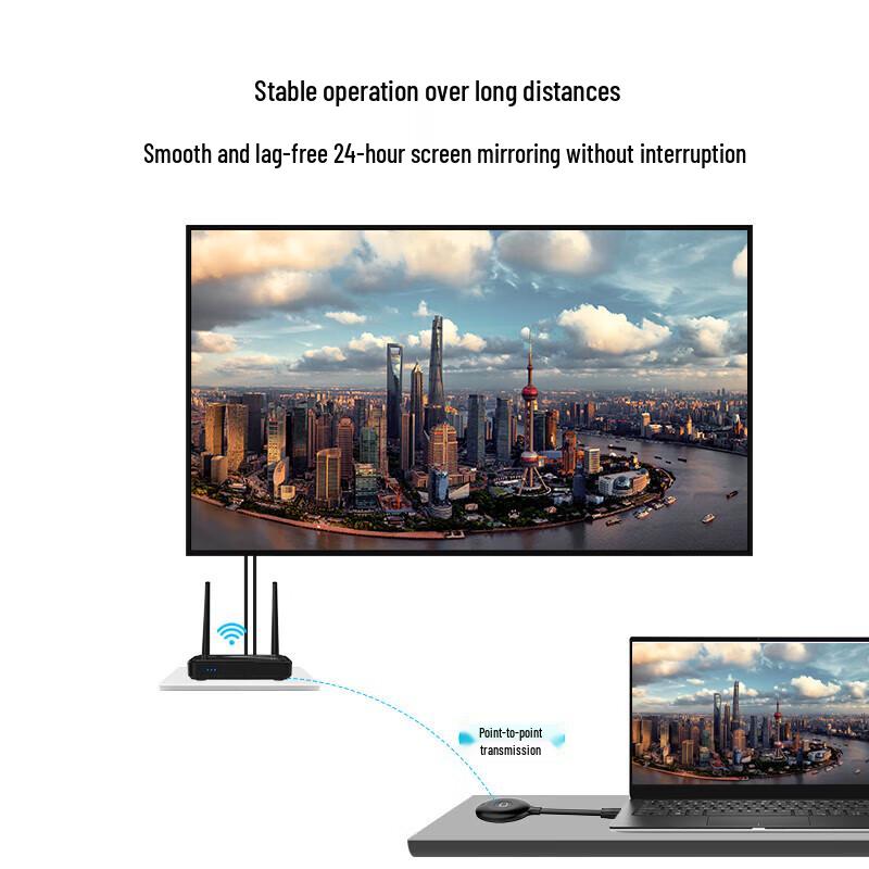 BOEGAM RS001 Wireless HDMI Screen Mirroring Adapter (CN version)
