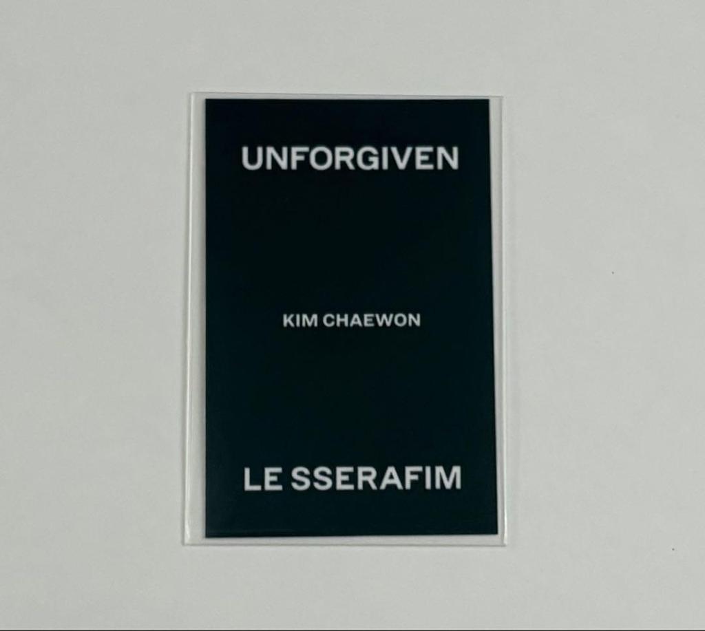 [USED] Rare Lu Seraphim Chaewon Public Broadcast Sanok Trading Card Unforgiven
