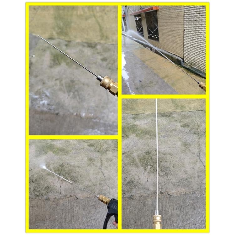 4Pcs All Metal High Pressure Cleaning Needle Perfect For Air Conditioning Removing Stubborn Dirt From Cars And Patios