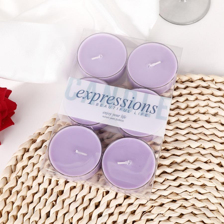 

6 шт. Свеча Tealight с сильным ароматом, приятная ароматическая свеча, для домашнего декора, свадьбы, вечеринки, праздника, спа и ароматерапии