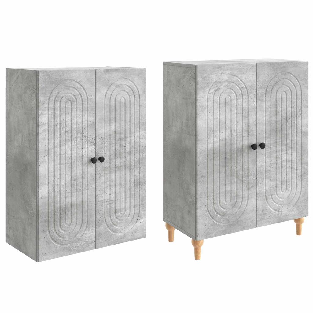 Cabinet Set 2 pcs 66 x 34.5 x 90 cm Engineered Wood