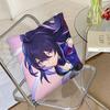 1pc Game Anime Honkai Star Rail Seele Pillow Case Fashion Square Pillowcase Bedroom Sofa Room Ins Decoration Leisure