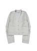 Setup-Exe Short Choker Jacket / Light Gray