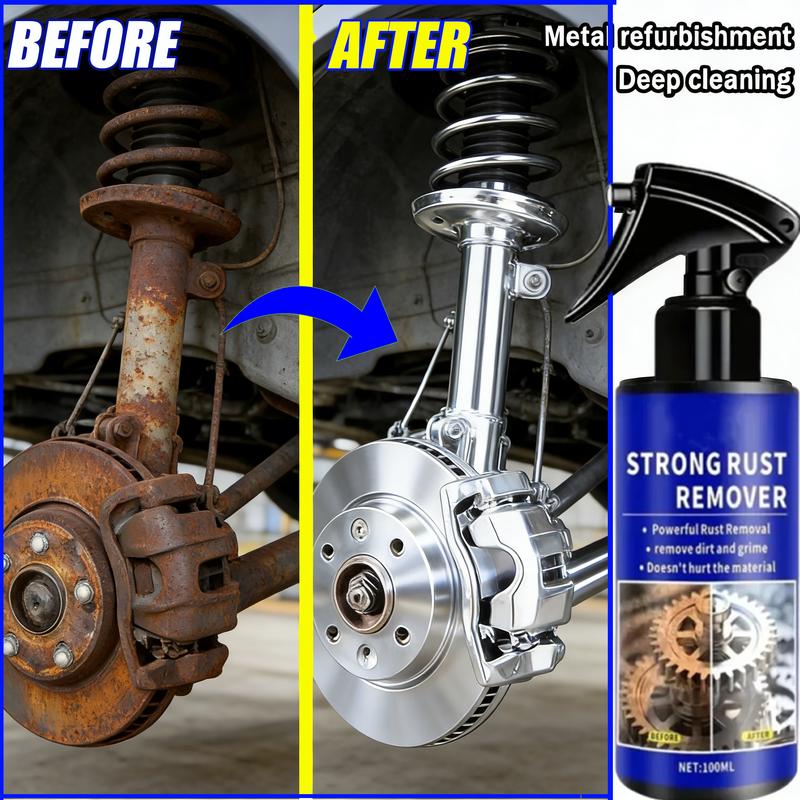 Multifunctional car rust remover used for removing rust providing surface protection on car brake pads iron metal surface 1/3PCS