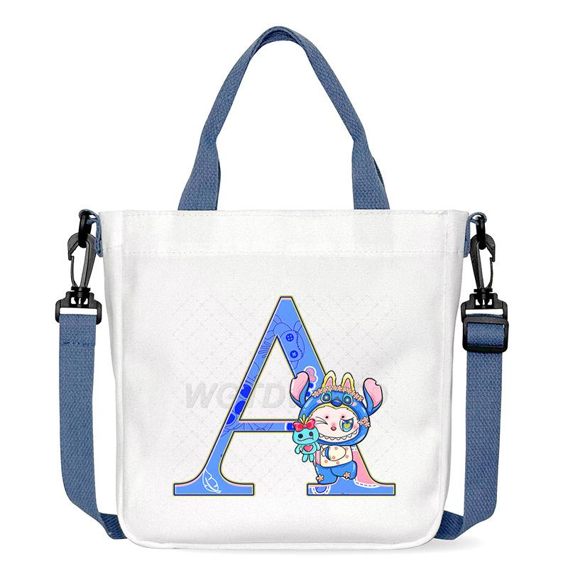 

Trendy Women s Shoulder Bag Large Capacity Cartoon 26 Letter Crossbody Bag Student Lightweight Simple Handbag No specification