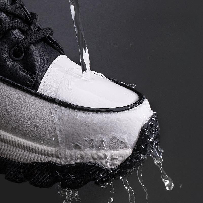 Dames Vintervarme Snøstøvler Med Fôr Utendørs Sklisikre Vanntette Gå Ankelstøvletter for Kvinner Komfortable Fottur Midt-legg Støvler Sko