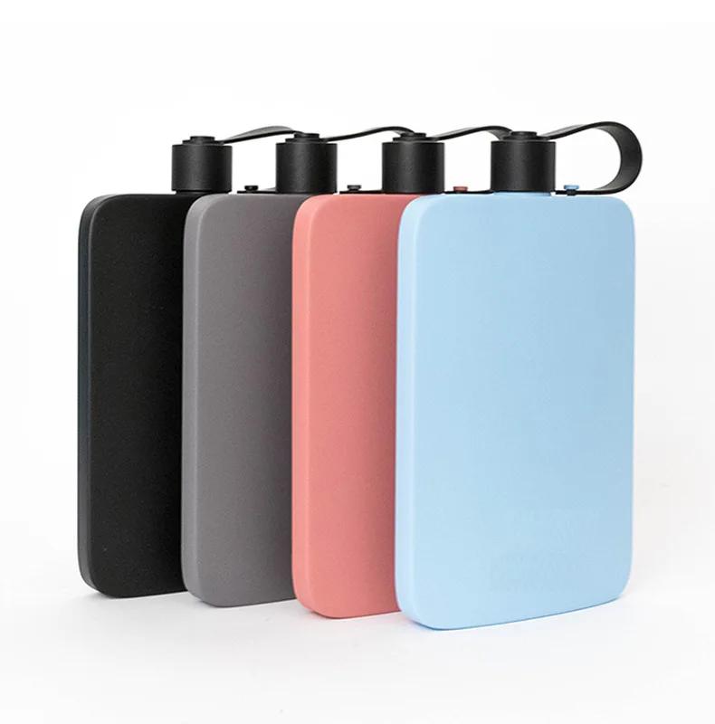 500ml Portable 304 SS Flagon black Whiskey Vodka Wine Pot Hip Flask Alcohol Drinking Bottle bar party outdoor utensil