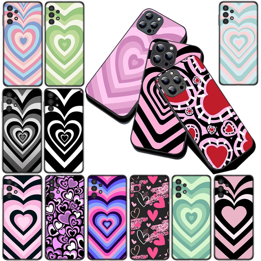 Casing for Apple iPhone 17 Pro XS Max Air 6 7 8 Plus 5 + SE 2022 SE2 16E Phone Cover Protective Case Star Dark Red Heart Love