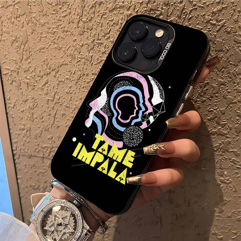T-Tame Impala Phone Case Phone Case For iPhone 14 16 15 11 12 13 Pro Max Mini Plus Shockproof Cover