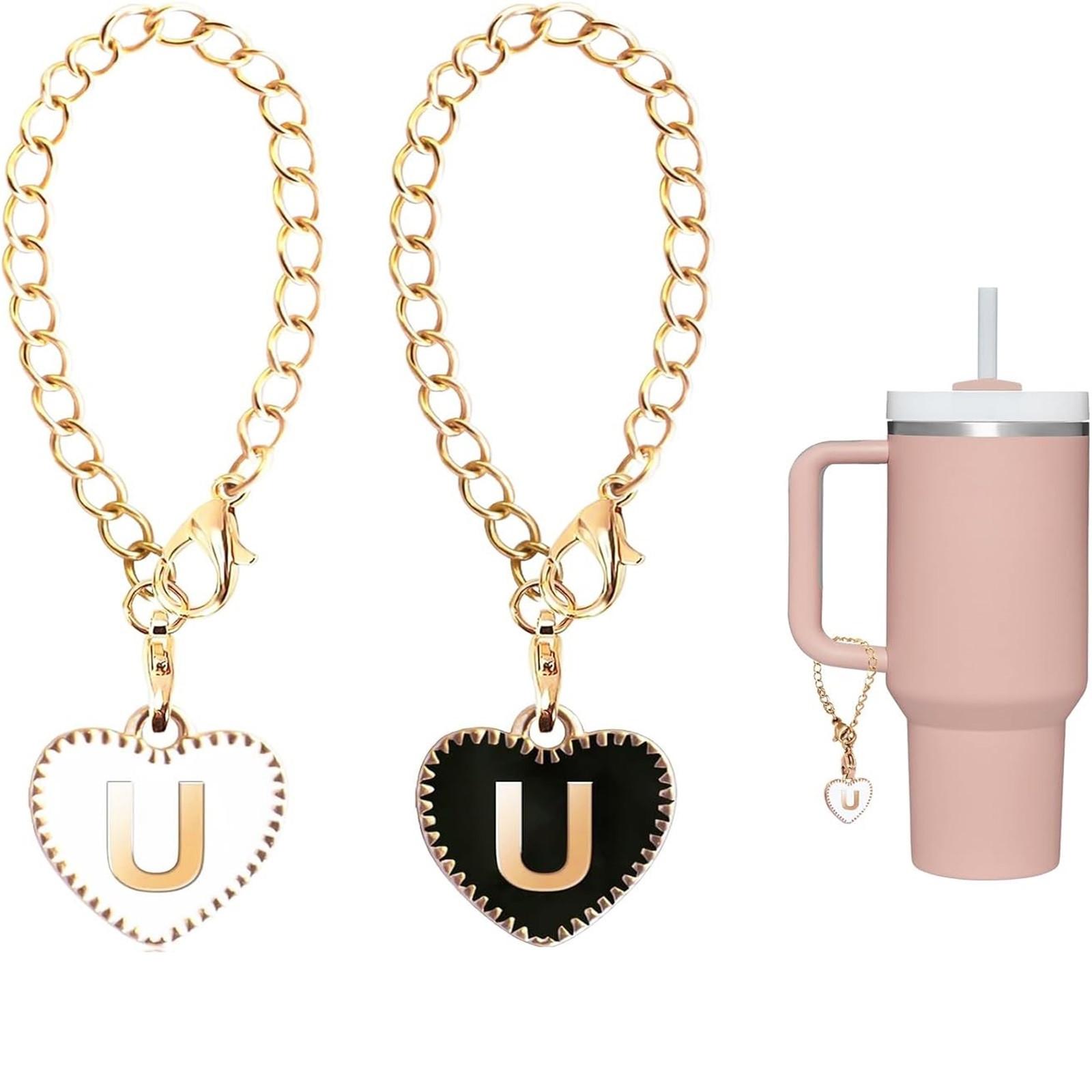 2 шт. аксессуары-подвески с буквами для чашки — фото 21