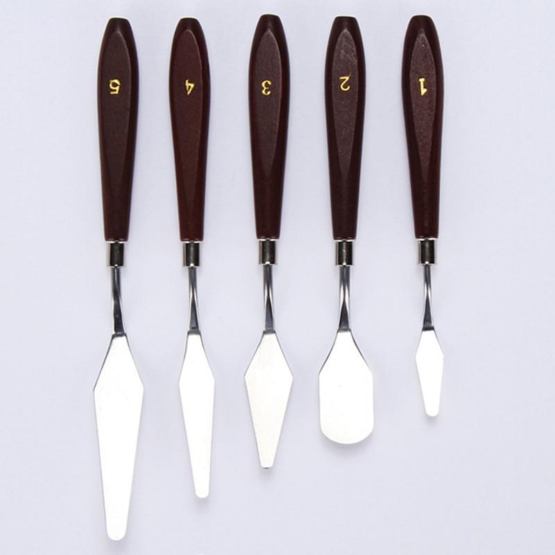 5 Teile/satz Edelstahl Spachtel Gebäck Werkzeuge Kuchen Creme Mixer Schaber Schaufel